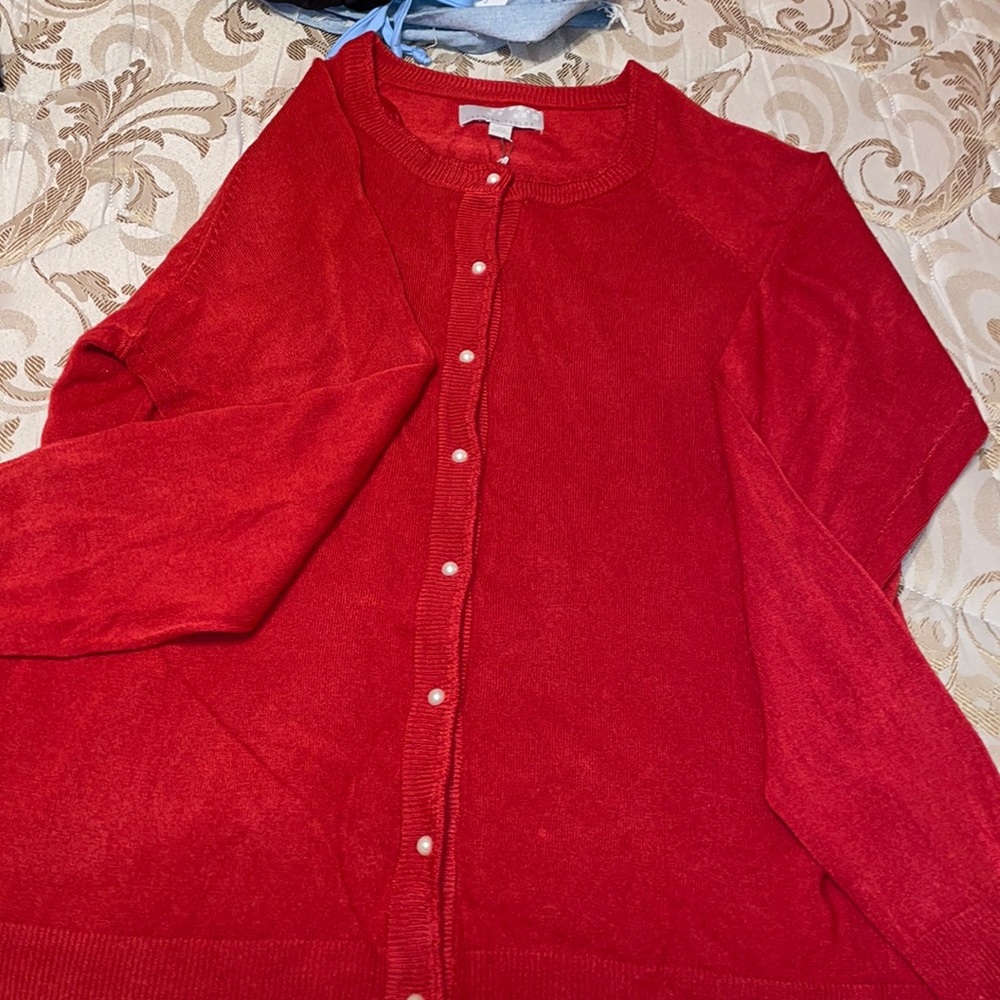 Red sweater